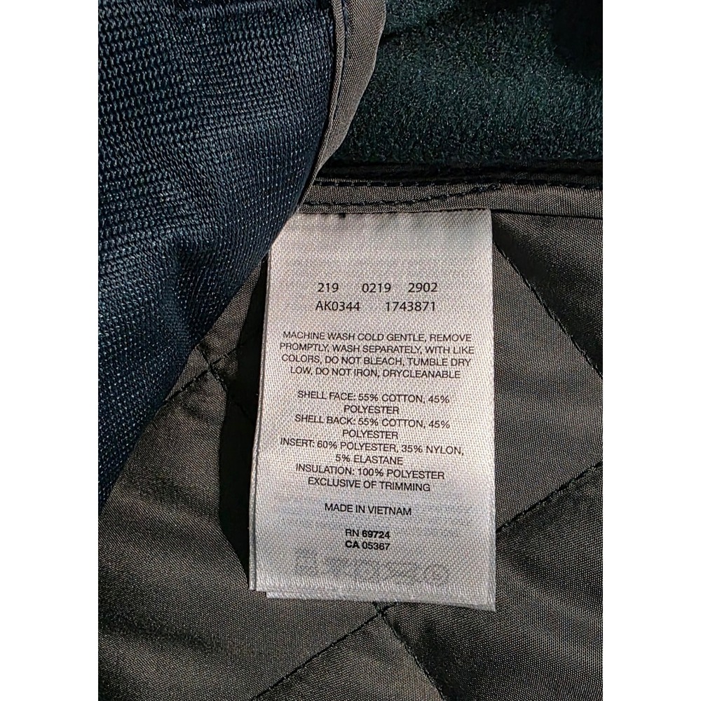 Columbia Womens Teal Blue Quilted Snap Front Jacket Small - Picture 5 of 6